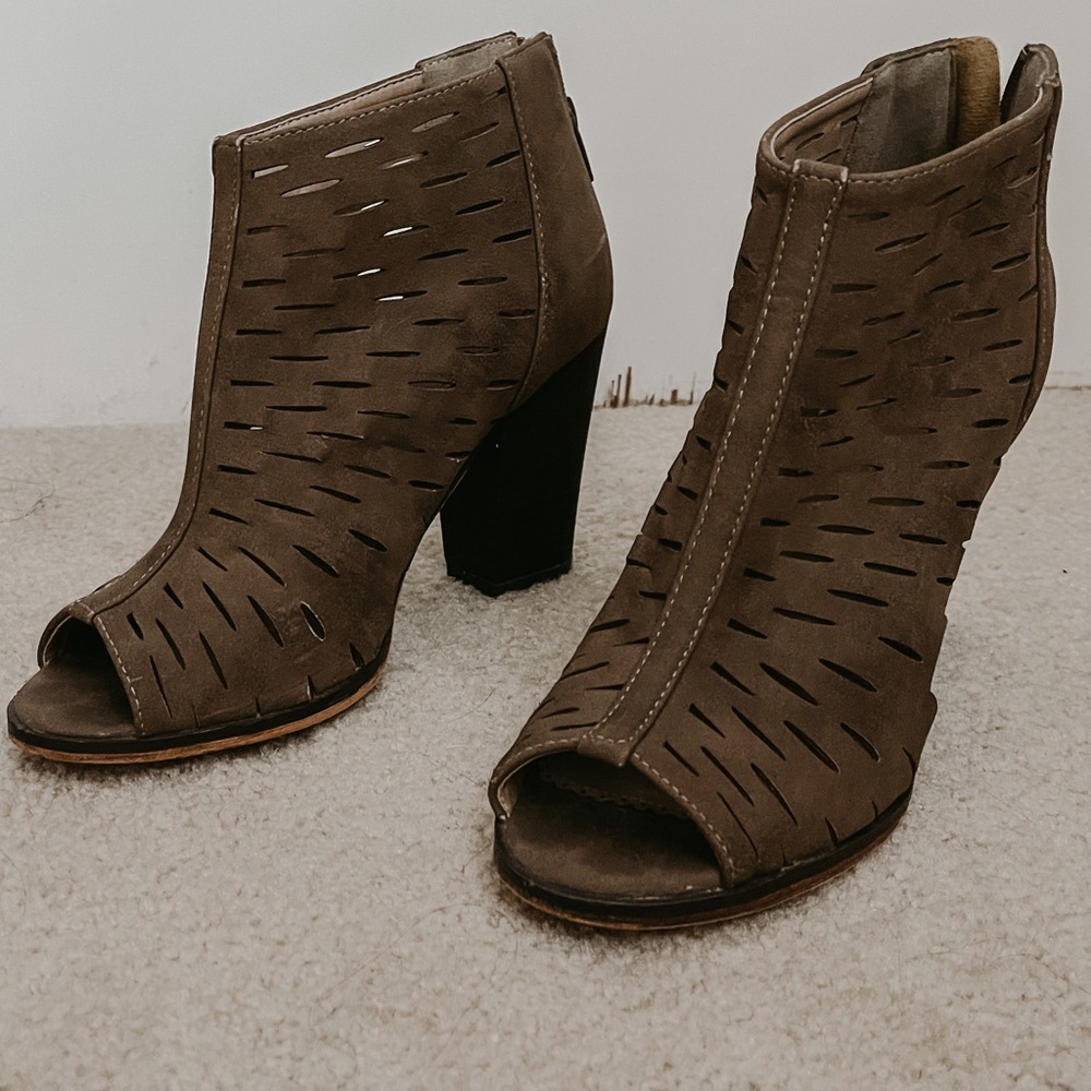 Peep Toe Bootie